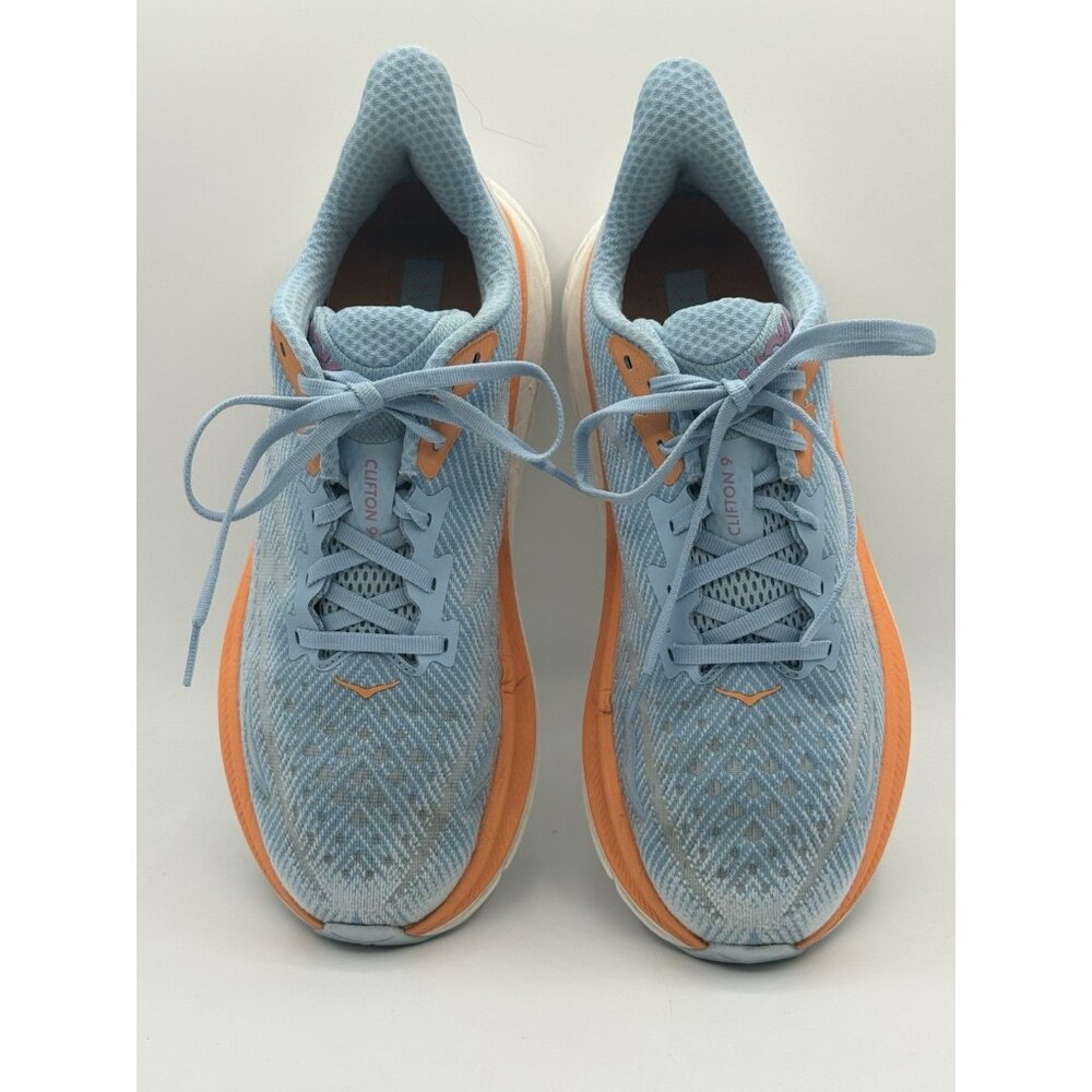 Hoka One One Womens Clifton 9 1127896 ABIW Blue Running Shoes Sneakers Sz 11B - Picture 12 of 15